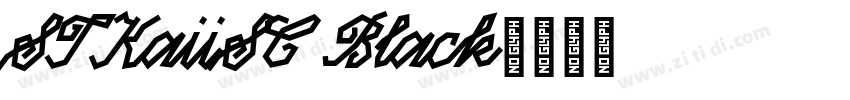 STKaiiSC Black字体转换